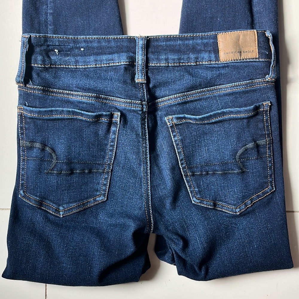 American Eagle Dark Blue Jeans - Picture 3 of 4